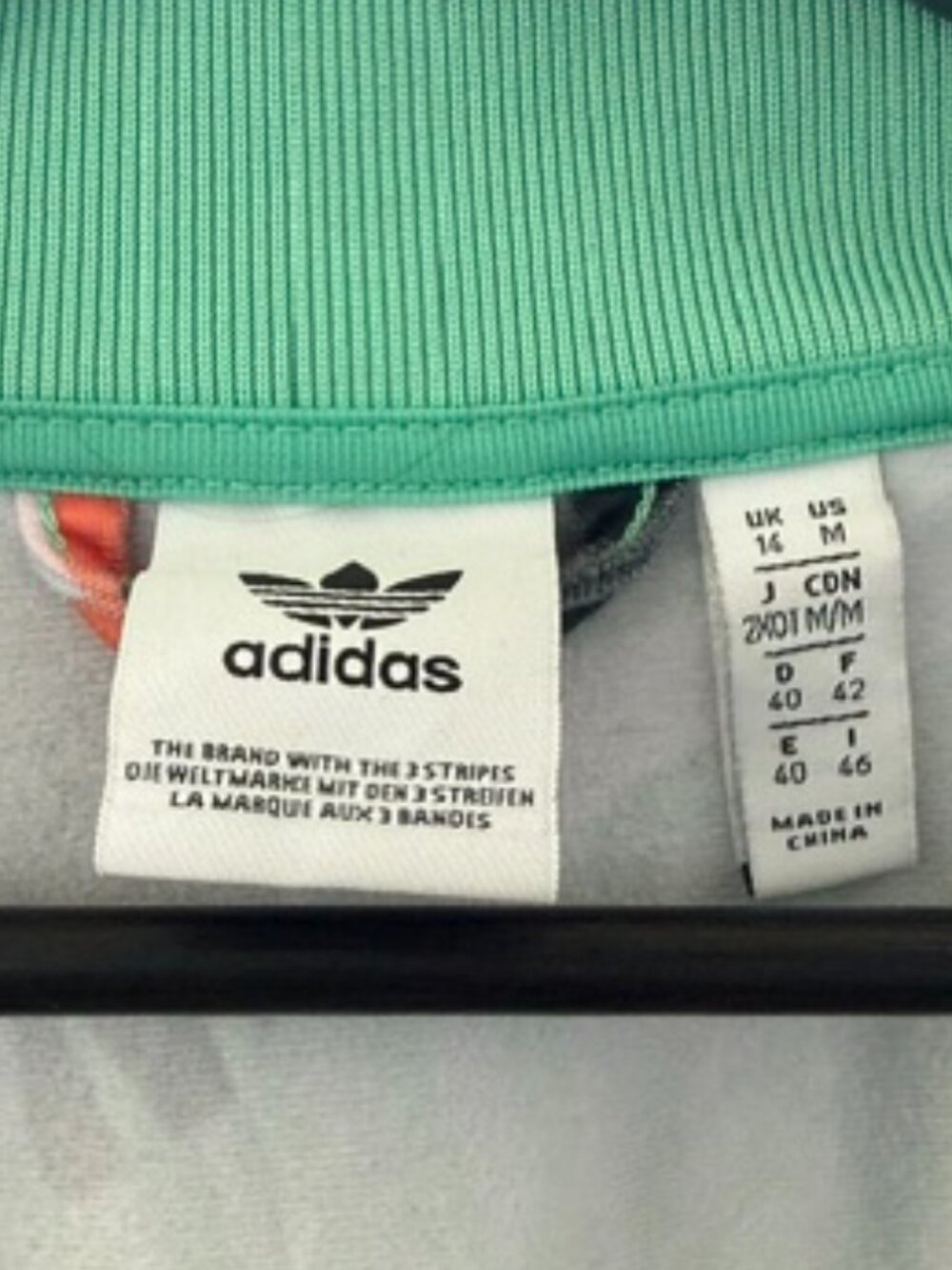 Adidas Originals Tropical Print Track Jacket Full Zip - Women's (Medium) - Picture 5 of 6